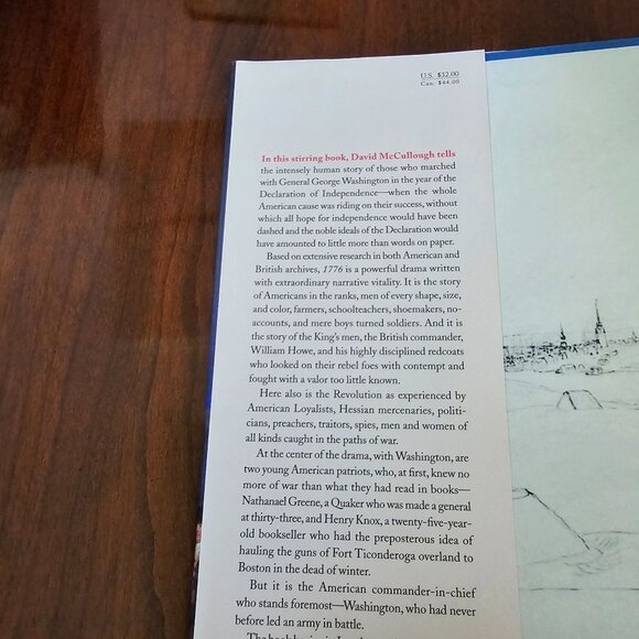 David McCullough "1776" Hardcover Book - Picture 3 of 12